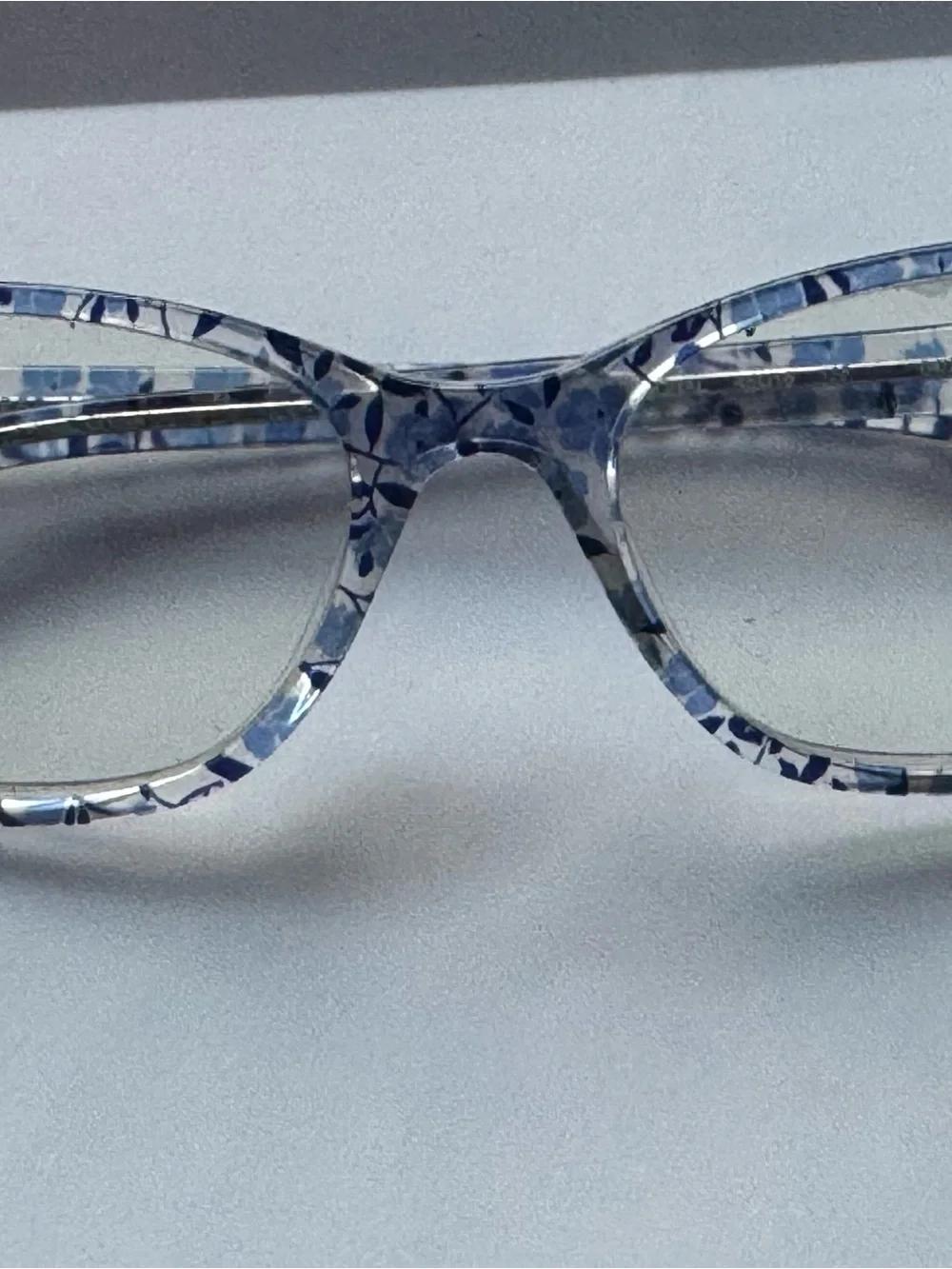 Draper James DJ1001 (414) indigo Floral 48-16 Eyeglass frame/ pre-owned